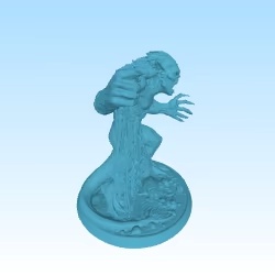 Triton hunter for tabletop D&D, DSA, Heroquest