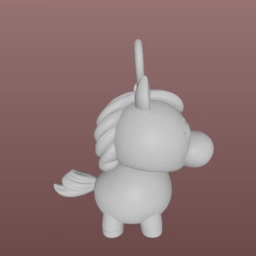 horse keychain -0