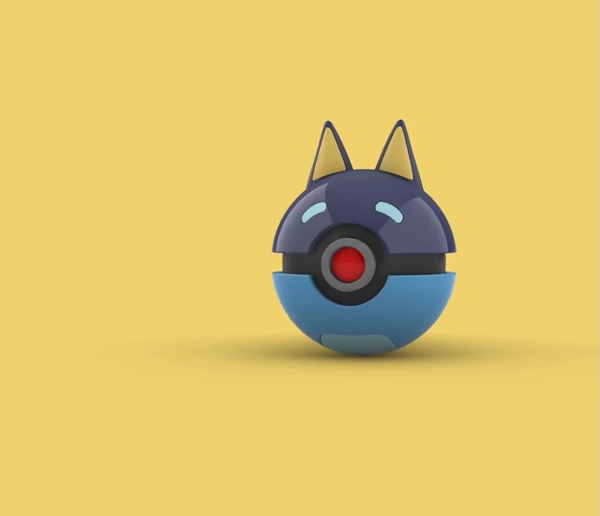 Pokeball Bluey