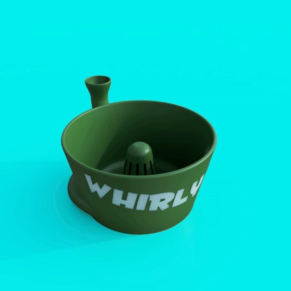 Whirly Wash - The water vortex automatic rinser.