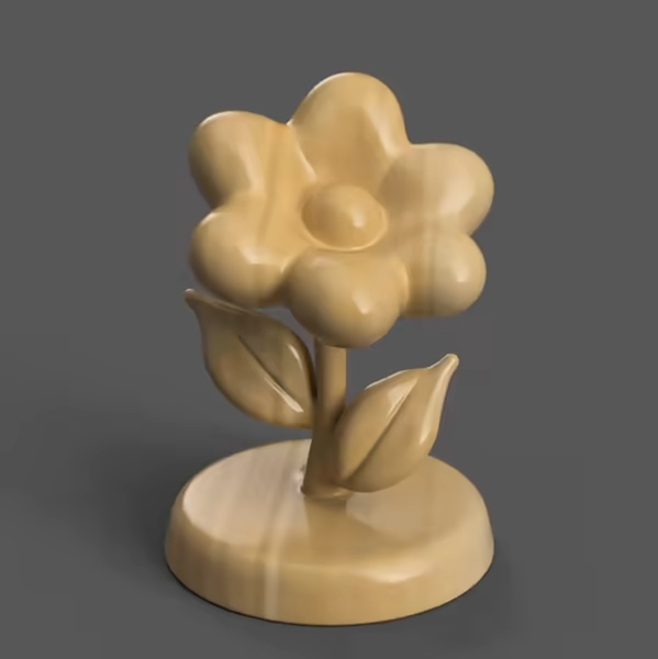 Cute 3D Flower STL – Beautiful Home Desk Decoration