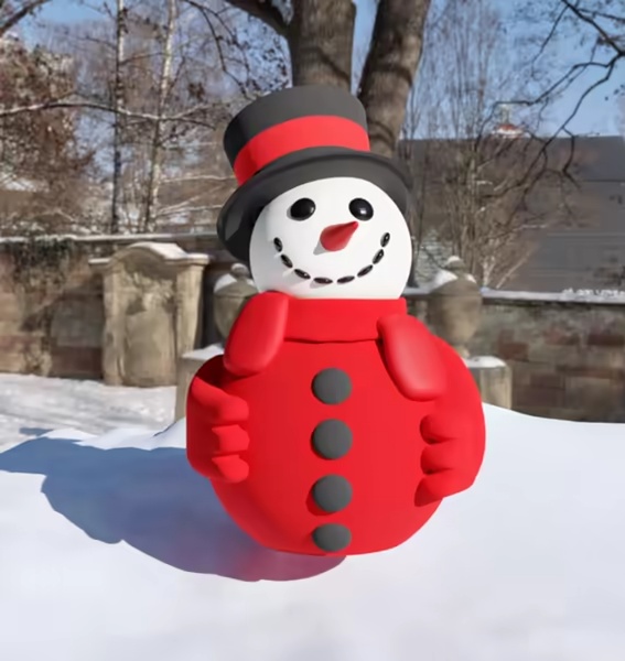 The hat snowman ☃️-0