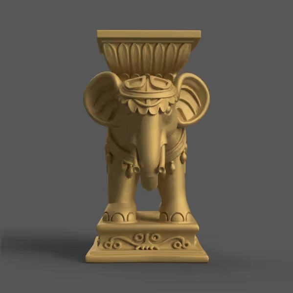 Elephant Table-Pot-planter-candy container-urn-candle holder-0
