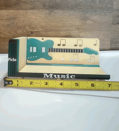 Guitar Shelf and Pick Holder-6