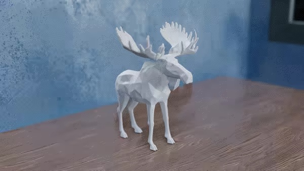 Low Poly Moose