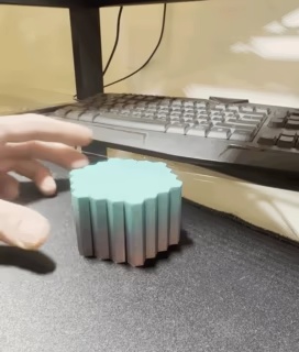 Hex Sliding Fidget Würfel-0
