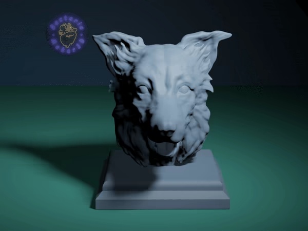 BORDER COLLIE HEAD-2