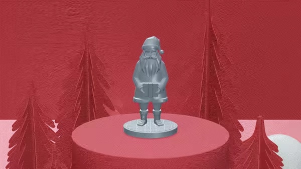 Really Low Poly Santa-1