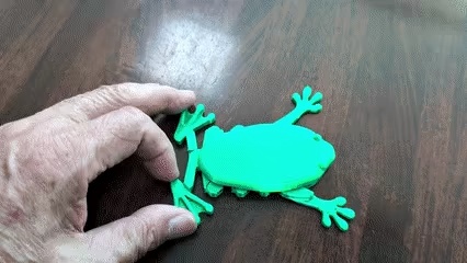 Frog with moving arms and extending legs-0