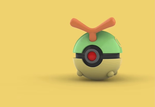 Pokeball 10 Caterpie