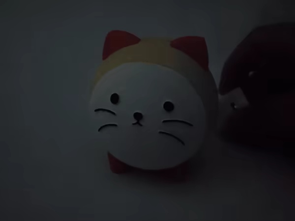 Chibi cat nightlight, decorative light, ornament-1