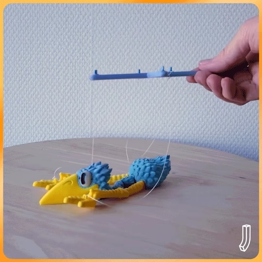 Giocattolo marionetta a forma di uccello-0