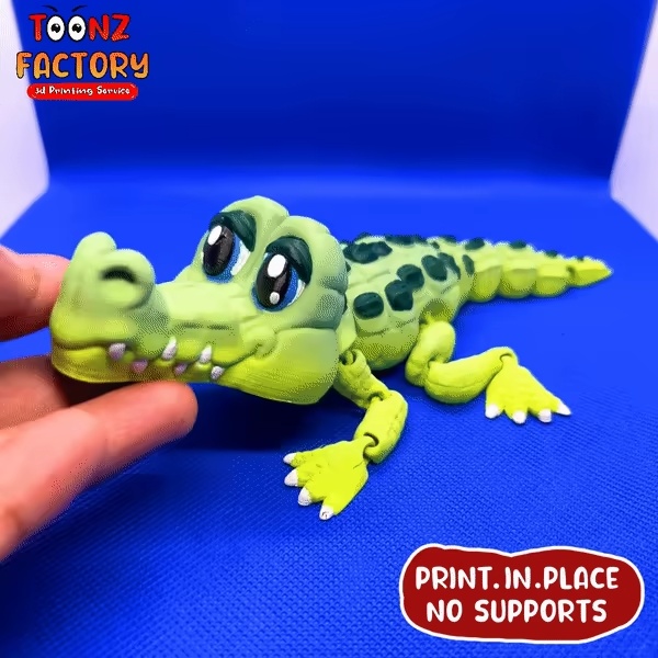 CUTE FLEXI CROCODILE ARTICULATED-0