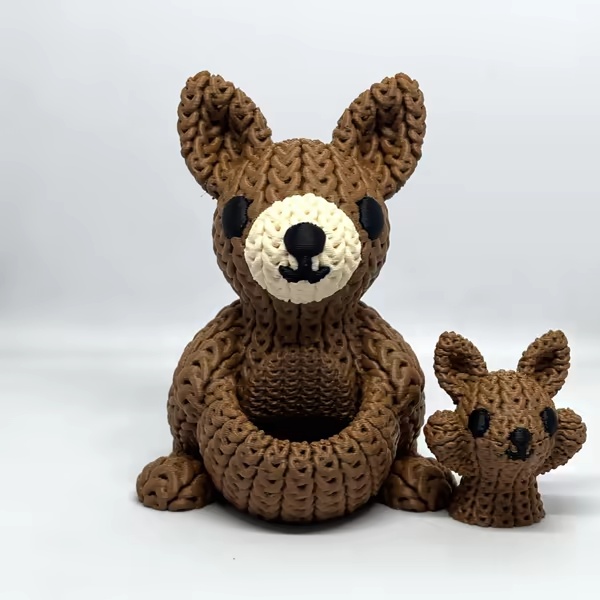 Gestricktes Känguru