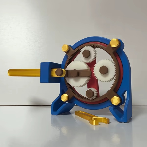Mechanical principles Toy I (Rotary piston mechanism)-1