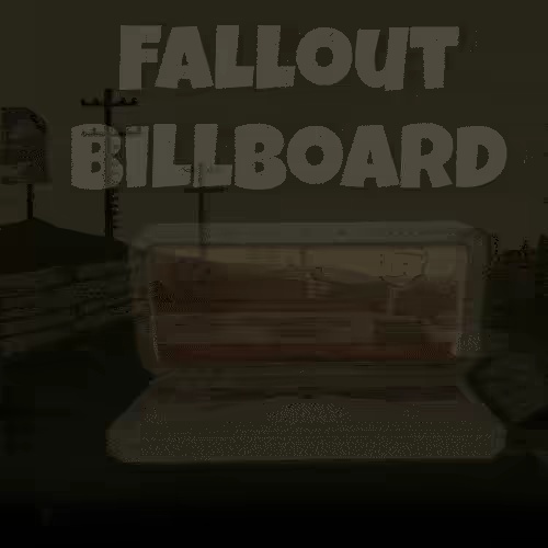 Fallout Changeable Billboard - Modular Kit