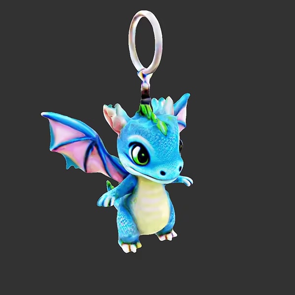 Dragon baby keychain
