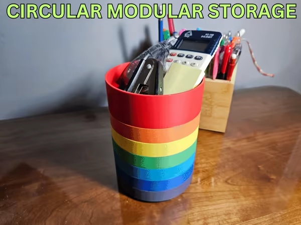 CIRCULAR MODULAR STORAGE - (7.5cm smooth sides)-0