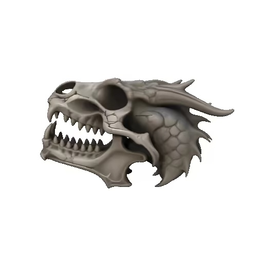 Dragon Skull Headphone Stand