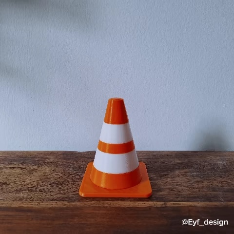 Traffic Cone: Stacking Toy-0