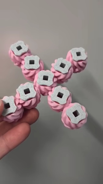 Modular fidget spinner project X 3x3 Update #3-0