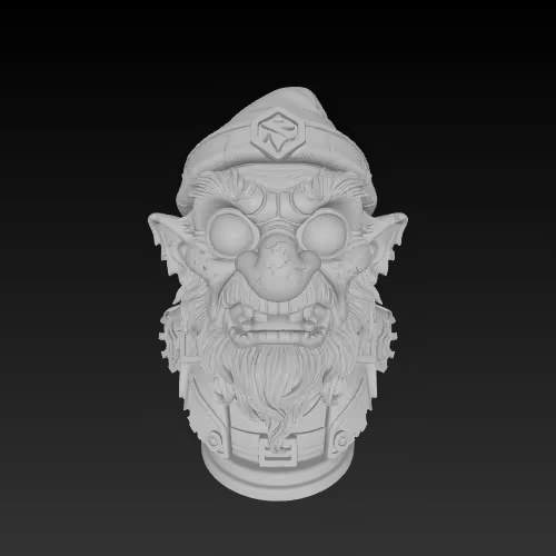 Zombie Zwerg Bust ❤️-1
