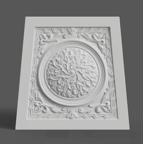 Eleganter Monitorständer – 3D-STL-Datei für Schreibtischdekoration