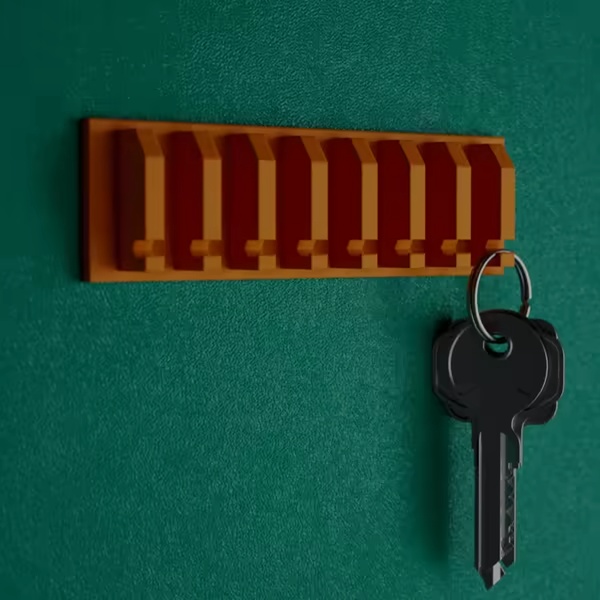 キーホルダー | 印刷準備完了 モダンキーホルダー フラットデザイン-1