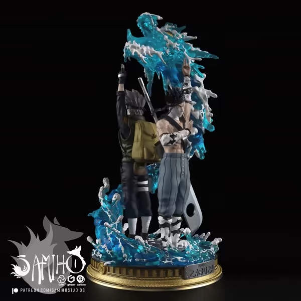 Samiho Studios - Kakashi VS Zabuza: STLs ready for printing-0