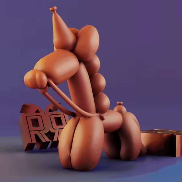 Balloon Unicorn Pony kaws