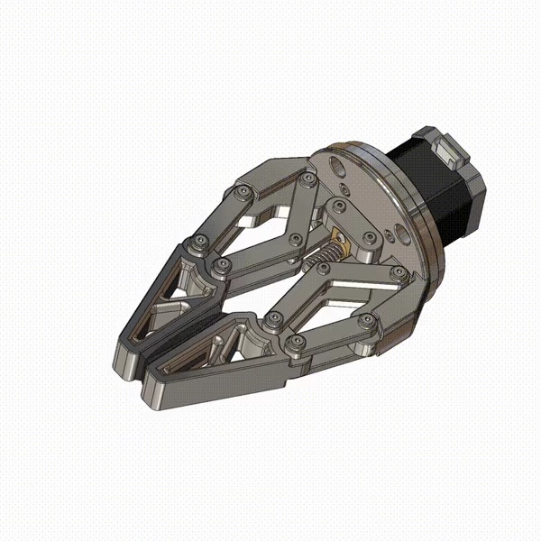 Robot servo motor gripper-1