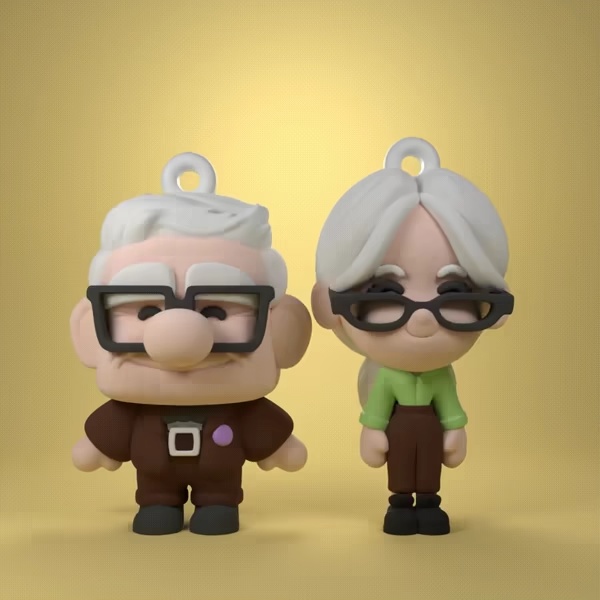 ELLIE ET CARL | LÀ-HAUT | Porte-clés