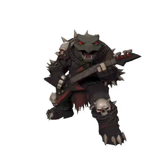 Doom Metal Reptilian Warrior