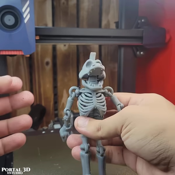 SKULL MONTY / PRINT-IN-PLACE WITHOUT SUPPORT