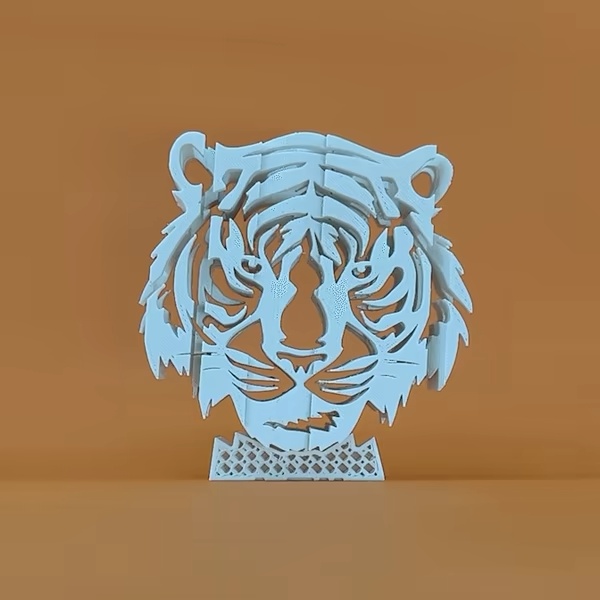 Text Flip - Tiger Bust 🐯-0