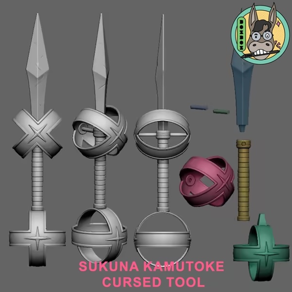 SUKUNA KAMUTOKE CURSED TOOL – JUJUTSU KAISEN COSPLAY