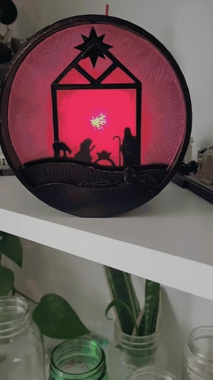 nativity shadow box-0
