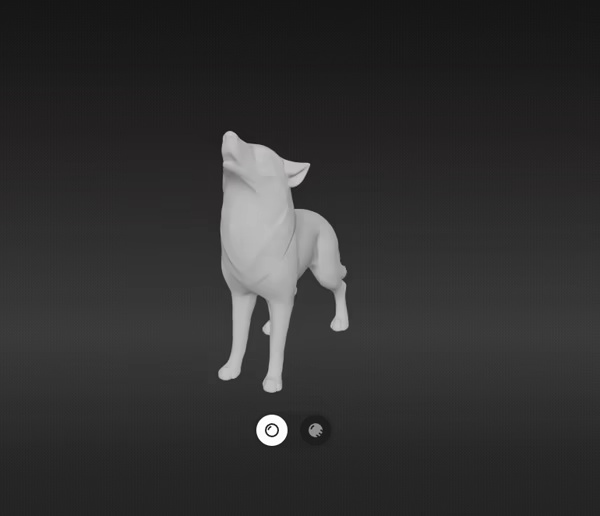 Statue de loup-1