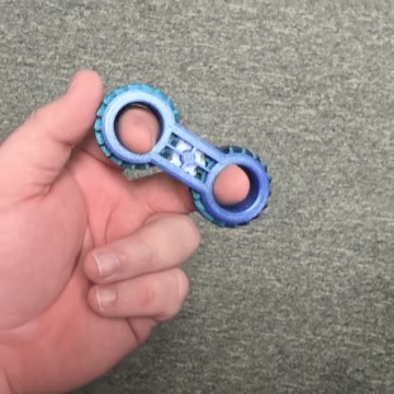 Helical Fidget Gear Toy
