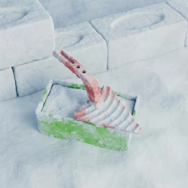 Ergonomic Snow Trowel | Heavy Duty Scoop