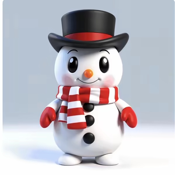cute snowman Christmas festive
