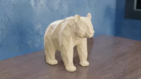 Low Poly Panda-0