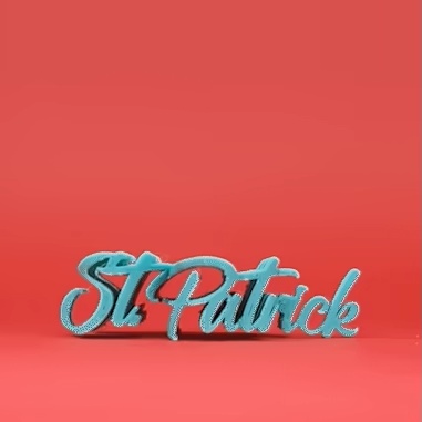 Text Flip - St. Patrick Klaver