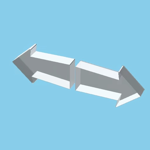 BLACK RIGHTWARDS ARROW, nestable box (v1)
