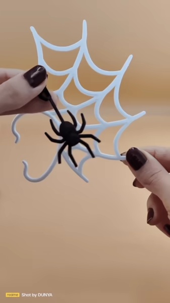 Spider web earring-1