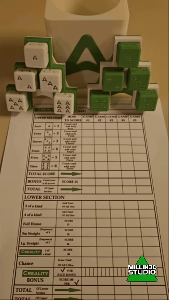 CREALITY!!! Игра в кости (Парад Яхтце)