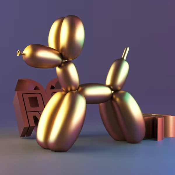 Balloon Dog kaws