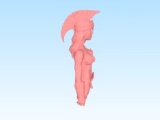 bust of Warrior princess-0