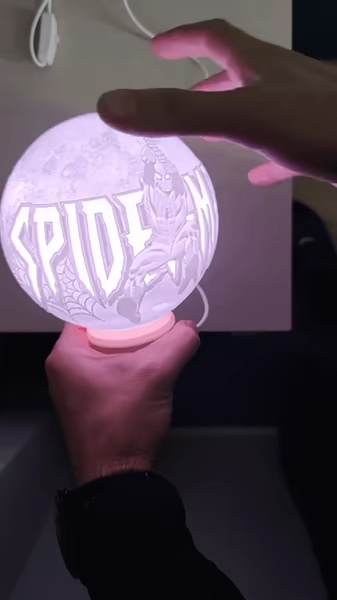 Lithophane Spiderman