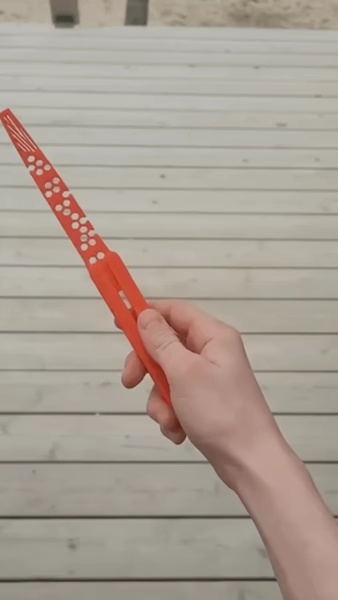 print in place honeycomb butterfly knife